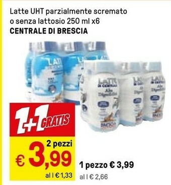 Iper La Grande Centrale Di Brescia Latte Uht Parzialmente Scremato O Senza Lattosio offerta