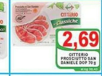 Gros Citterio Prosciutto San Daniele offerta