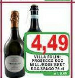 Gros Brut Prosecco offerta