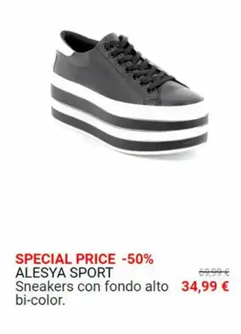 Scarpe&Scarpe Sneakers con fondo alto bi color offerta