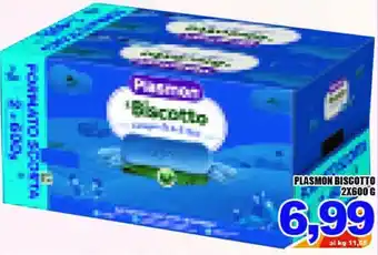 Sacoph Plasmon Biscotto 2x600 g offerta