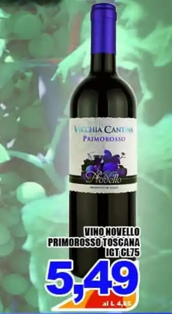 Sacoph Novello Vino Primorosso Toscana IGT 75 cl offerta
