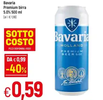 Galassia Bavaria Premium birra 5.0% 500 ml offerta