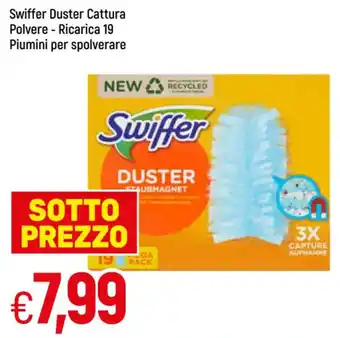 Galassia Swiffer Duster Cattura Polvere - Ricarica 19 Piumini per spolverare offerta