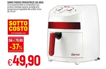 Galassia Girmi FG9301 Friggitrice Ad Aria 3,2 lt offerta