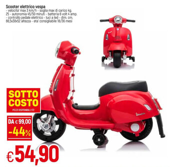 Scooter elettrico vespa