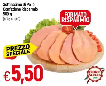 Galassia Sottilissime Di Pollo Confezione Risparmio 500 g offerta