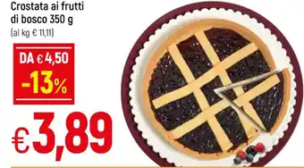 Crostata ai frutti di bosco 350 g