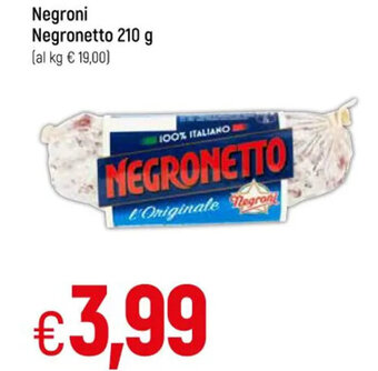 Negroni Negronetto 210 g