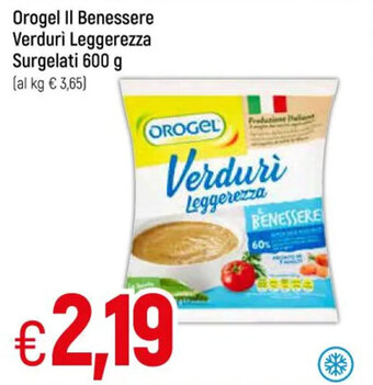 Galassia Orogel Il Benessere Verduri Leggerezza Surgelati 600 g offerta