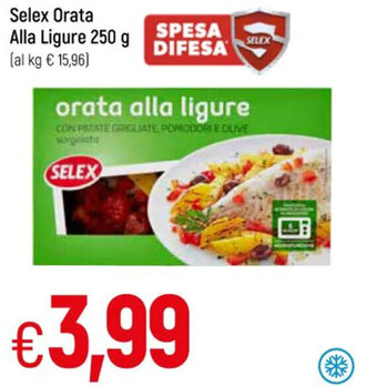 Galassia Selex Orata Alla Ligure 250 g offerta