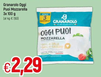 Galassia Granarolo Oggi Puoi Mozzarella 3x 100 g offerta