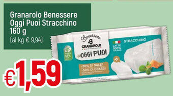 Galassia Granarolo Benessere Oggi Puoi Stracchino 160 g offerta