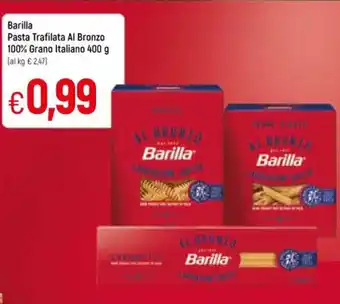 Galassia Barilla Pasta Trafilata Al Bronzo 100% Grano Italiano 400 g offerta