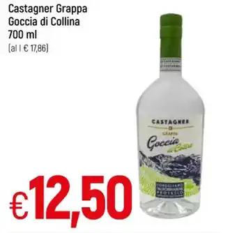 Galassia Castagner Grappa Goccia di Collina 700 ml offerta