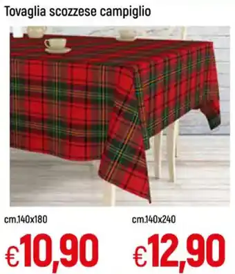 Galassia Tovaglia scozzese campiglio cm.140x180 offerta