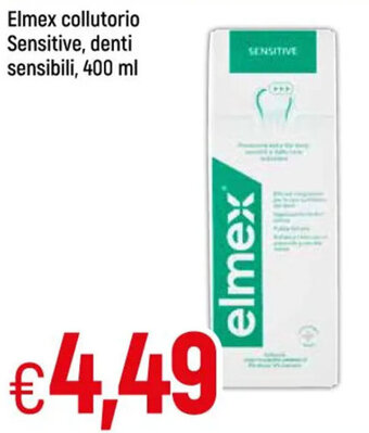 Galassia Elmex collutorio Sensitive, denti sensibili, 400 ml offerta
