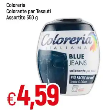 Coloreria Colorante per Tessuti Assortito 350 g
