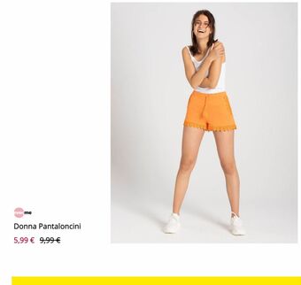 Pantaloncini donna