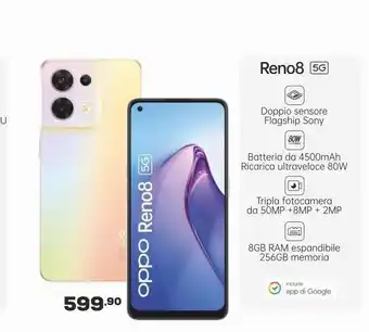 Smartphone reno 8 5 g