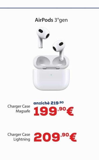 Euronics Airpods 3 gen offerta