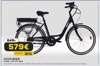 Euronics Vivo bike e bike - mv city 26b offerta