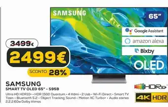 Euronics Smart tv oled 65 "" - s95b samsung offerta