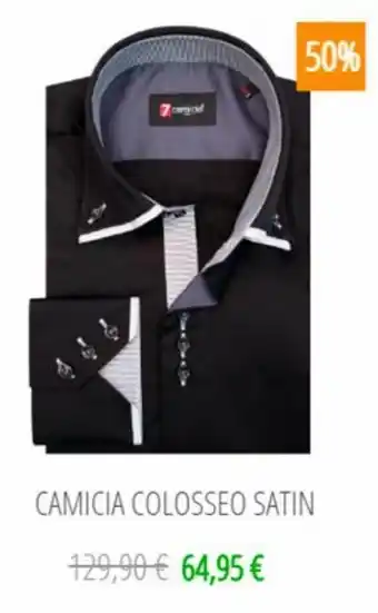 7 Camicie Camicia colosseo satin offerta