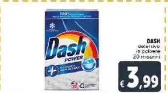 Deco Supermercati Dash detersivo in polvere 20 misurini offerta