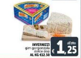 Deco Supermercati Invernizzi gim gorgonzola dolce dop offerta