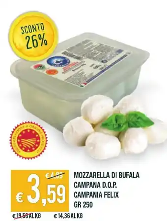 Campana Felix Mozzarella di Bufala Campana D.O.P. 250 gr