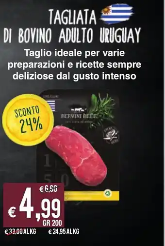 Banco Fresco Tagliata di Bovino Adulto Uruguay offerta