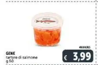 Deco Supermercati Gene tartana di salmone g 80 offerta