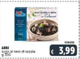 Deco Supermercati Arbi sugo al nero di seppia g 300 offerta