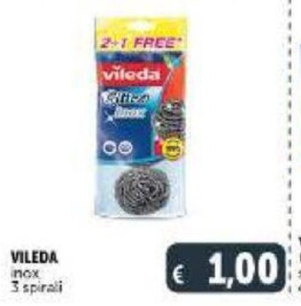 Deco Supermercati Vileda inox 3 spirali offerta