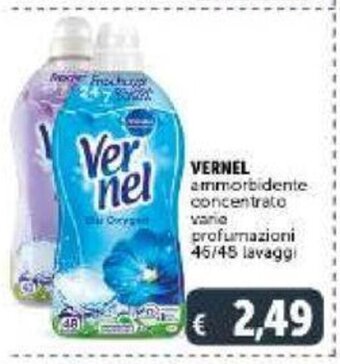 Deco Supermercati Vernel ammorbidente concentrato varie profumazioni 46/48 lavaggi offerta