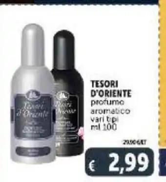 Tesori D'Oriente profumo aromatico vari tipi 100 ml