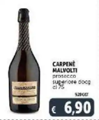 Deco Supermercati Carpenè Malvolti prosecco superiore docg 75 cl offerta