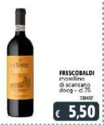 Deco Supermercati Frescobaldi morellino di scansano docg 75 cl offerta