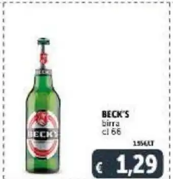 Deco Supermercati Beck's birra cl 65 offerta