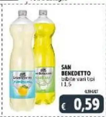 Deco Supermercati San Benedetto Bibite Vari Tipi 1.5 l offerta