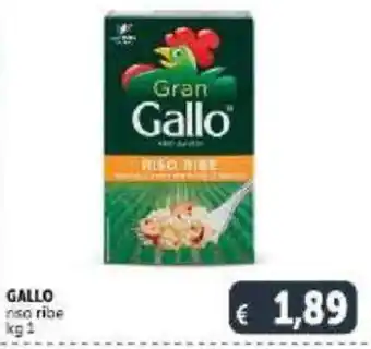 Deco Supermercati Gallo riso ribe 1 kg offerta