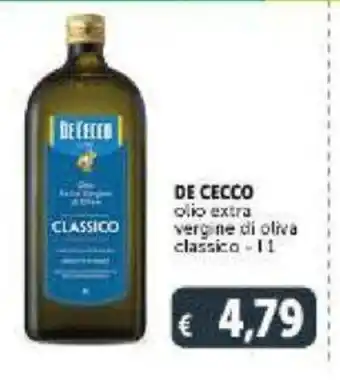 Deco Supermercati De Cecco olio extra vergine di oliva classico 1 L offerta