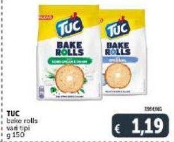 Deco Supermercati Tuc bake rolls vari tipi g 150 offerta