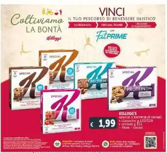 Deco Supermercati Kellogg's special K barretta di cereali classiche g 120/129 protein g 112 ribes -cacao offerta