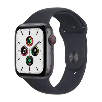 MediaWorld Apple watch se gps+cellular 44mm in alluminio grigio siderale - sport mezzanotte (mod 2021) offerta