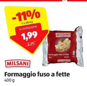 ALDI Formaggio fuso a fette offerta