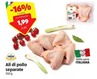 ALDI Ali di pollo separate offerta