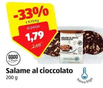 ALDI Salame al cioccolato offerta