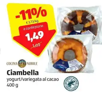 ALDI Ciambella offerta